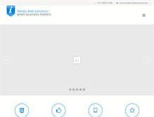Tablet Screenshot of imediasolutions.biz